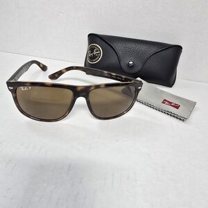 Ray-Ban Boyfriend Sunglasses Polorized Light Havana RB4147 710/57